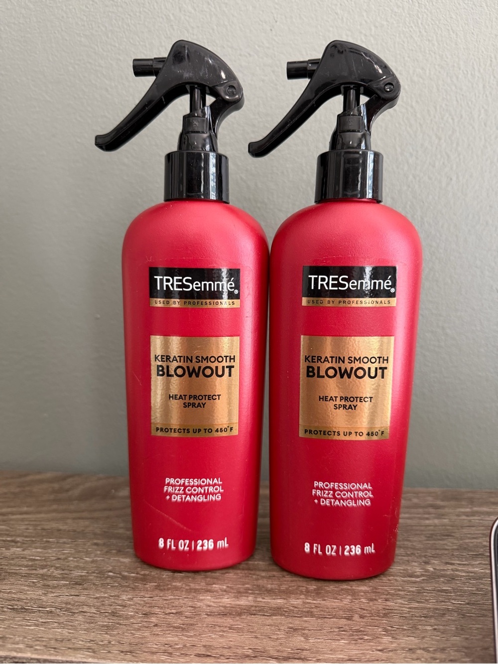 Keratin Smooth Blowout Heat Protect Spray x2